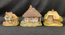 3 x Lilliput Lane Cottages