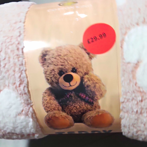 Super soft textured teddy bear - textured,