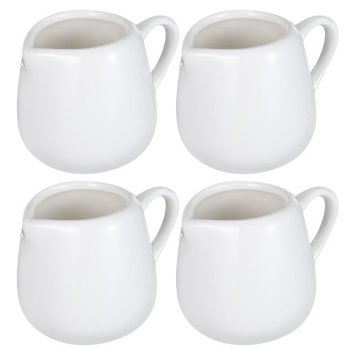 24x white ceramic mini - 24x, milk