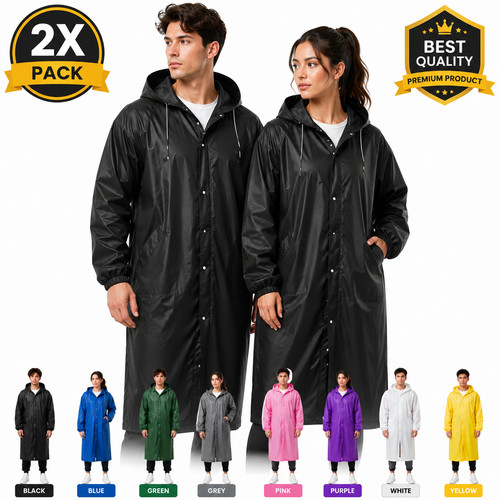 Waterproof raincoat poncho - 2,