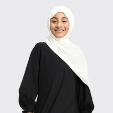 Chic Girl’s Zip Umbrella Abaya Black | Modest Wear for Girls | Available in UK