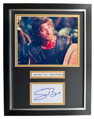 Sean bean troy signed - “troy”,