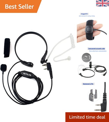 Water resistant throat mic - water-resistant,