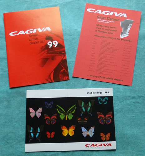 Cagiva 1999 range brochure - , +