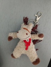 Jellycat Tiny Tot Bunglie Pony Horse Rosette Keyring - Vintage Rare Retired