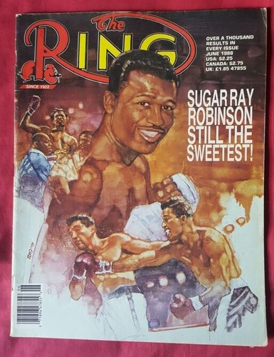 Ring magazine june 1988 sugar - ring,