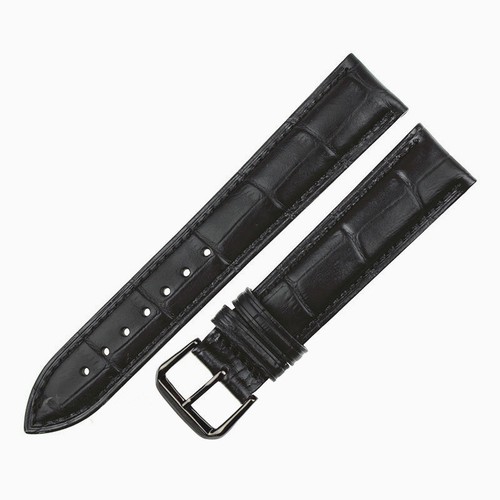 Black alligator grain leather - alligator,