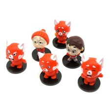 6Pcs Turning Red Panda Mei