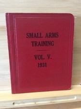 Small Arms Training Vol V 1931