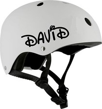 2 x Custom Name Helmet
