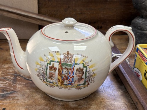 Commemorative ceramic teapot - commemorative,