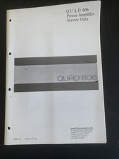 Quad 696 Power Amplifier Amp Service Data Book