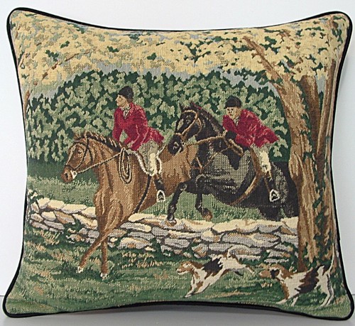 Fox hunt horse and rider - and, w/