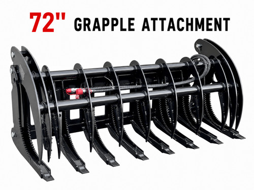 72in forestry rake clam - 72in,