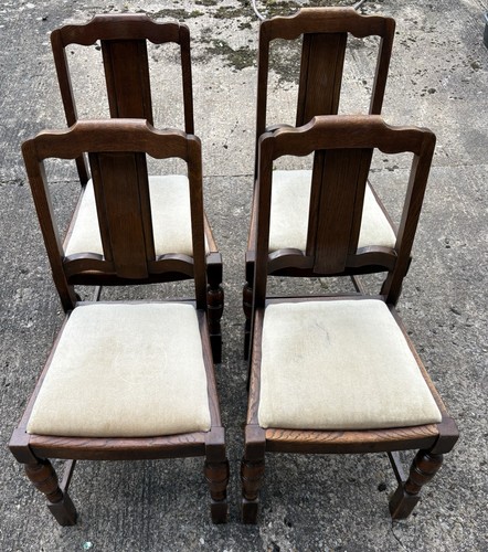 Set oak dining chairs - set,