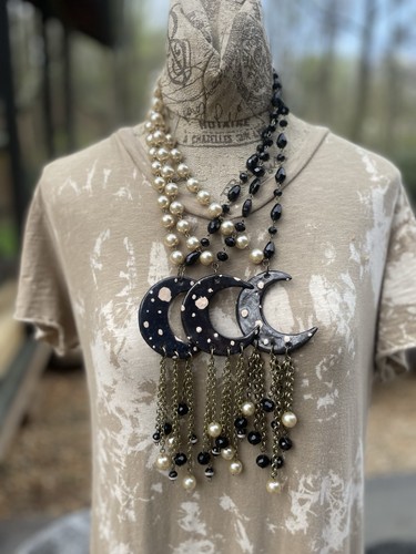 Gypsy south half moon necklace - gypsy,