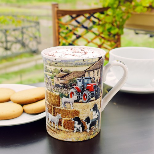 Ceramic mug fine - mug, china