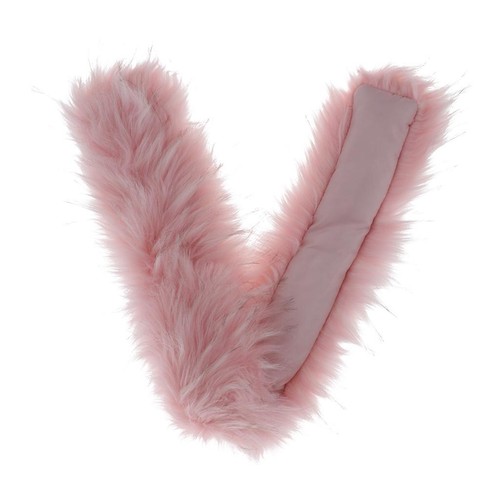 Thick faux scarf necklace - faux,