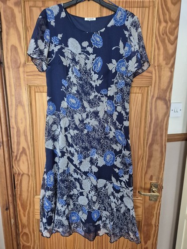 Ladies damart navy dress - ladies,