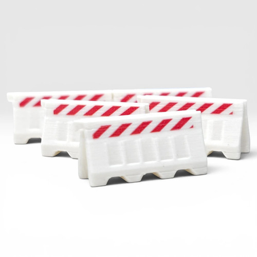 Jersey barrier white - barrier,