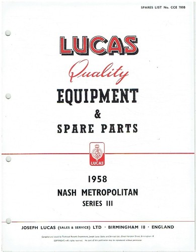 Nash metropolitan series iii - nash,