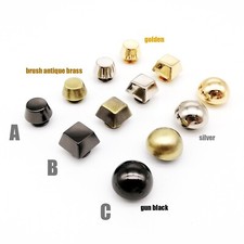 4X Leather Bag Handbag Bottom Protect Feet Nail Stud Belt Screw Back Rivet Spike