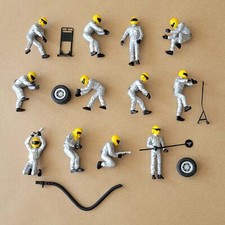 Scalextric 1:32 Pit Crew Figures Silver From C8292 C8294 #A