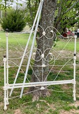 Antique vintage white ornate