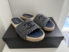 Authentic Chanel G34067 Blue