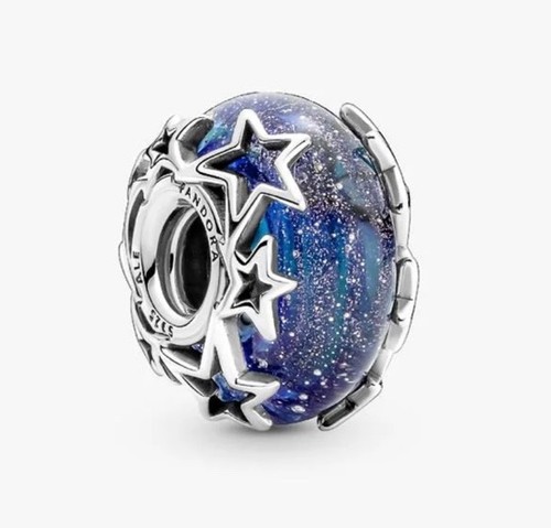 Blue galaxy star - star, murano