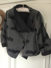 OSKA Silk Jacket Black/Cream