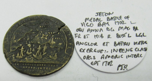 Jeton medal battle - medal, vigo