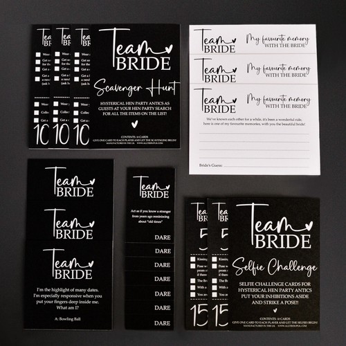 Team bride games hen - bride,
