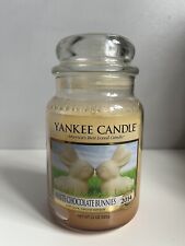 *Barely Used* Yankee Candle White Chocolate Bunnies large jar scented