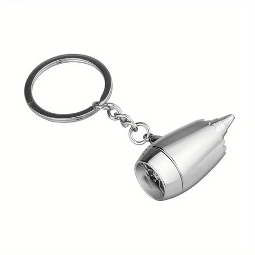 Jet engine turbine keychain - engine,
