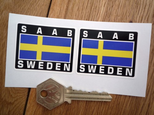 Saab sweden flag - saab,