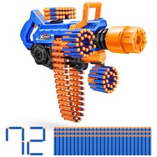 XSHOT by ZURU Insanity Smoking Barrel Blaster with 72 Darts [80Lx 10.3Wx 31H cm]