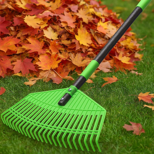 Leaf rake 42cm wide garden - 42cm,