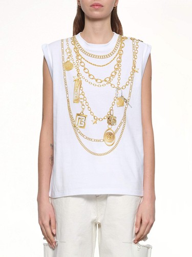 Trompe oeil necklace print - l'oeil,