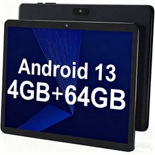 2025 Newest Android 13 Tablet 64GB ROM 10inch WiFi 7000mAh Dual Camera