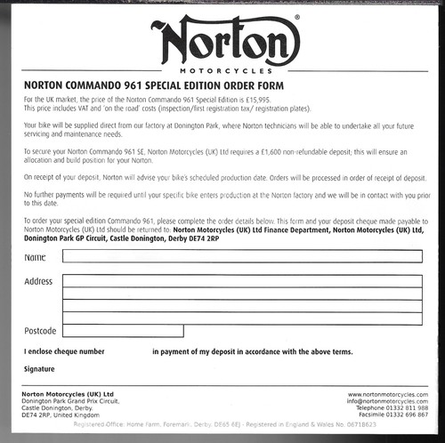 Norton commando 961 - norton,