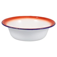 Antique enamel mixing - mixing, bowl
