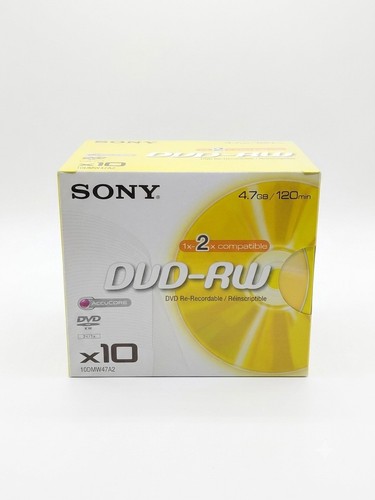 Sony dvd 7gb 120 - dvd-rw, 4.7gb/120