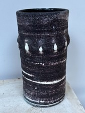 A striking mid-century French Accolay Studio Pottery vase