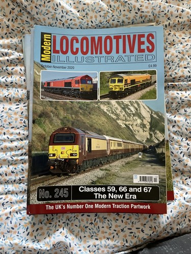 Modern locomotives illustrated - locomotives,