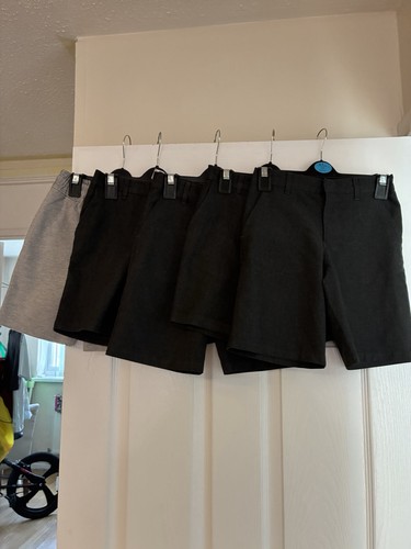 Boys grey school shorts - school,