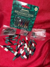 Woolworths Spare Multi Coloured Bulb Christmas Fairy Lights assorted bulbs. #e