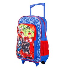 Marvel Avengers Trolley Case Foldable Deluxe Wheeled Kids Suitcase Cabin Bag