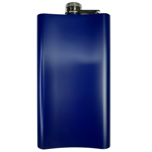 12oz hip flasks matt black - flasks, &