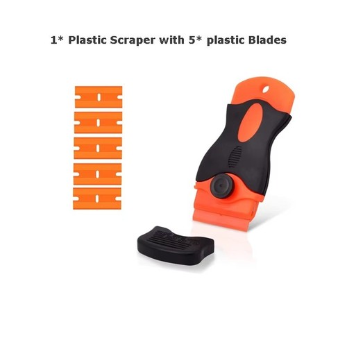 Plastic scraper tool - scraper, glass